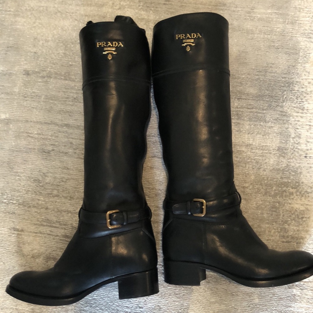 Black Prada Riding boots